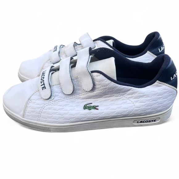 Lacoste Camden Trainers Men’s Triple Velcro Sneakers Size 12 - Picture 5 of 7